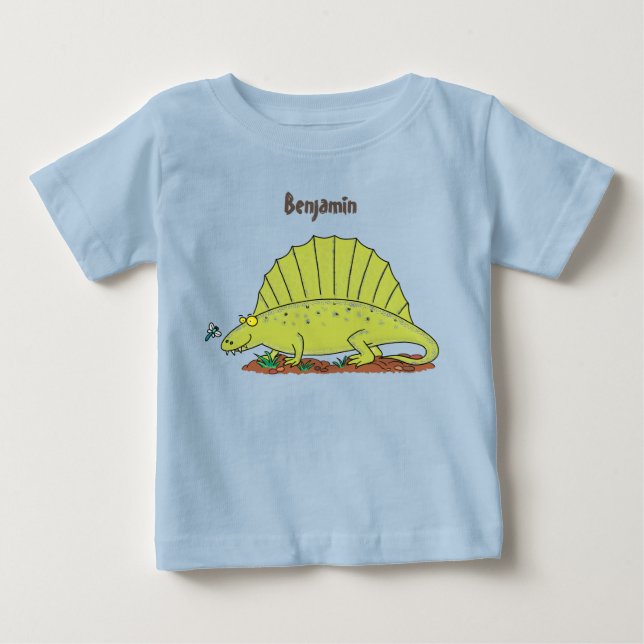 illustration av tecknaden för utspädd grönt t shirt (Framsida)