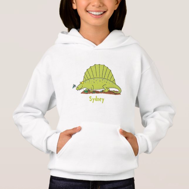 illustration av tecknaden för utspädd grönt t shirt (Framsida)
