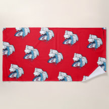 Illustration av Tecknaden Funny Toilet Shark