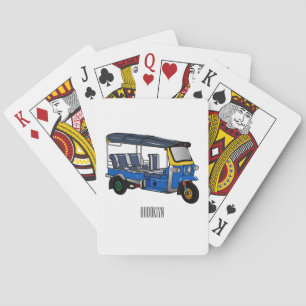 illustration av tecknaden i röret casinokort