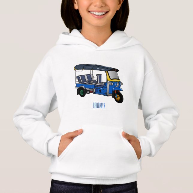 illustration av tecknaden i röret t shirt (Framsida)