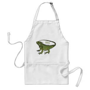 illustration av tecknaden Iguana Förkläde