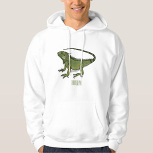 illustration av tecknaden Iguana Hoodie