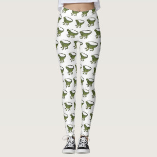 illustration av tecknaden Iguana Leggings