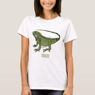 illustration av tecknaden Iguana T Shirt