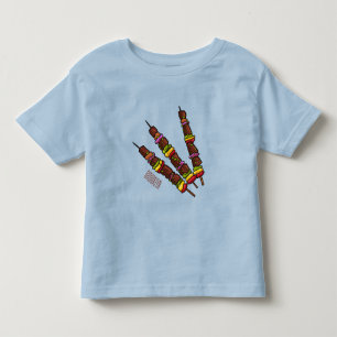 illustration av tecknaden Kebab eller kabob T Shirt