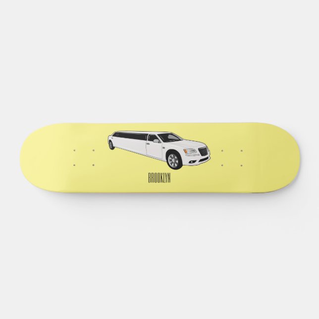 illustration av tecknaden Limousinus Mini Skateboard Bräda 18,5 Cm (Horz)