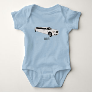 illustration av tecknaden Limousinus T Shirt