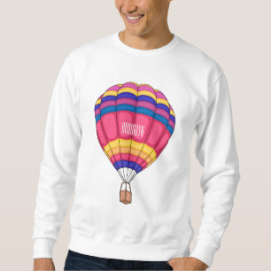 illustration av tecknaden luftballong lång ärmad tröja