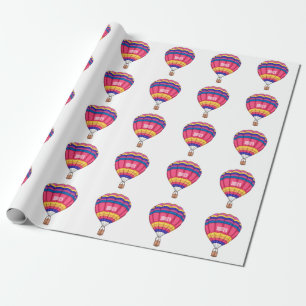illustration av tecknaden luftballong presentpapper