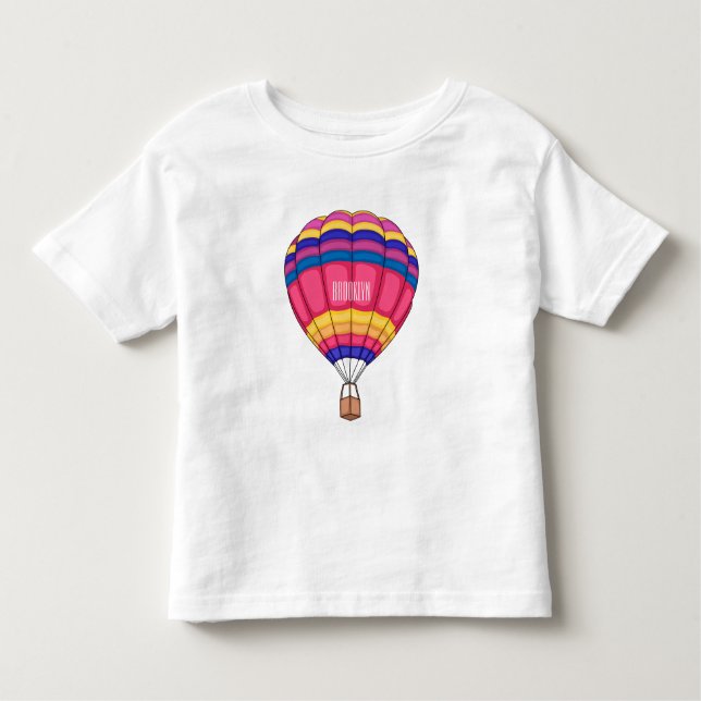 illustration av tecknaden luftballong t shirt (Framsida)