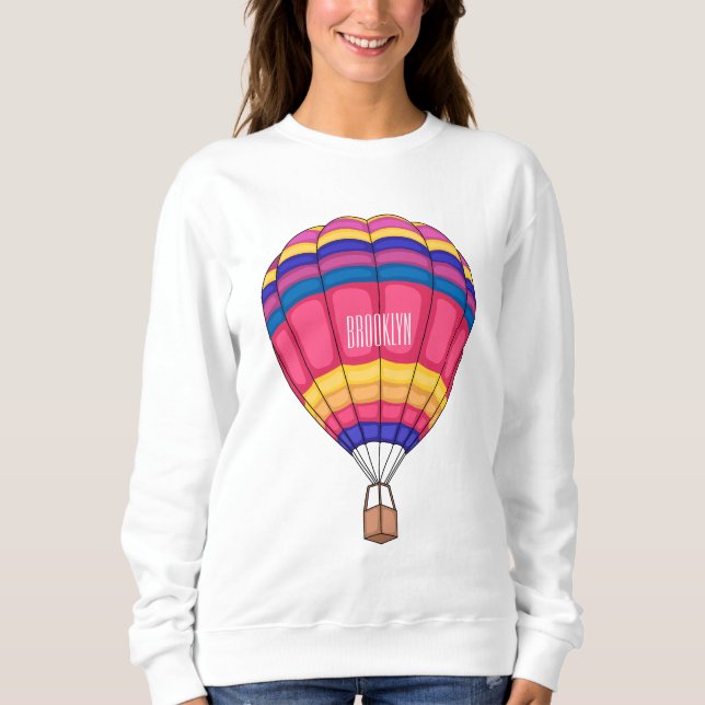 illustration av tecknaden luftballong t shirt (Framsida)