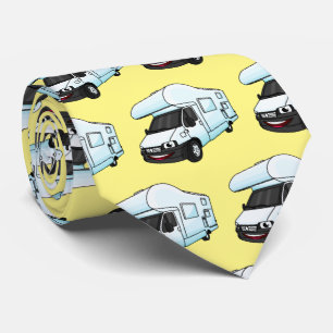 illustration av tecknaden lycklig campervan slips