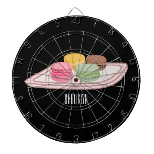 illustration av tecknaden Macaron Darttavla
