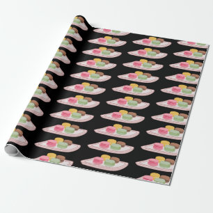 illustration av tecknaden Macaron Presentpapper