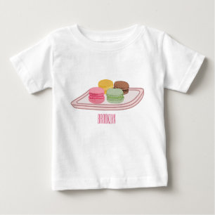 illustration av tecknaden Macaron T Shirt