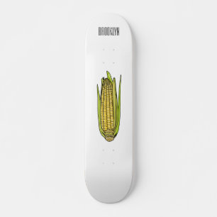 illustration av tecknaden maj mini skateboard bräda 18,5 cm