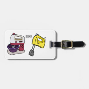 illustration av tecknaden Mixer Bagagebricka