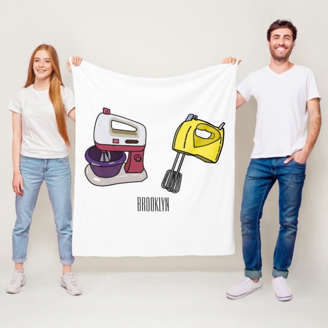 illustration av tecknaden Mixer Fleecefilt (På plats)