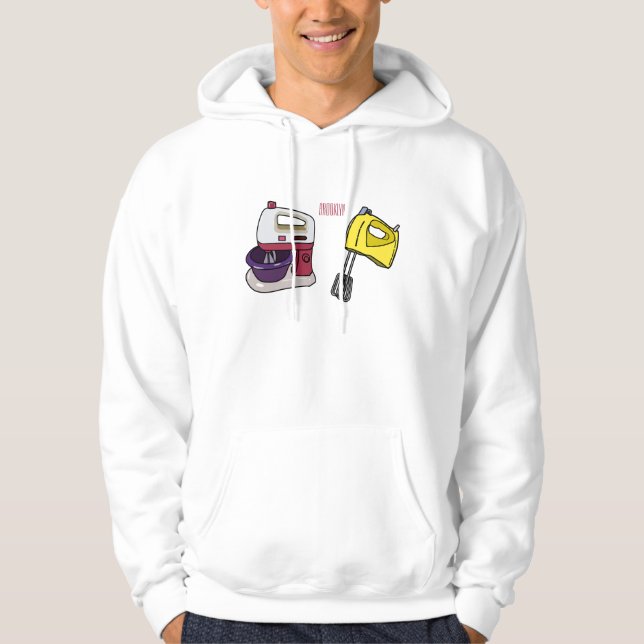 illustration av tecknaden Mixer Hoodie (Framsida)