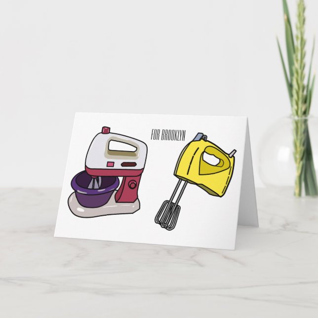 illustration av tecknaden Mixer Kort (Framsida)