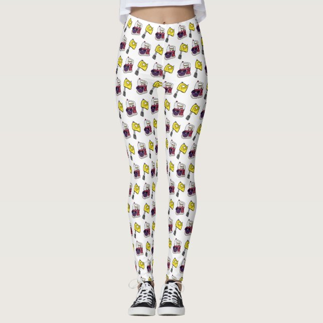illustration av tecknaden Mixer Leggings (Framsida)
