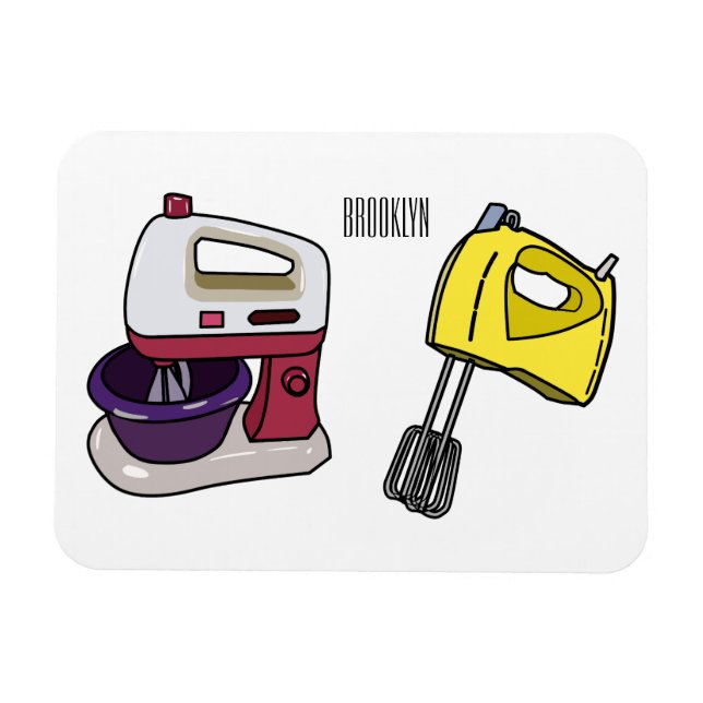 illustration av tecknaden Mixer Magnet (Horisontell)