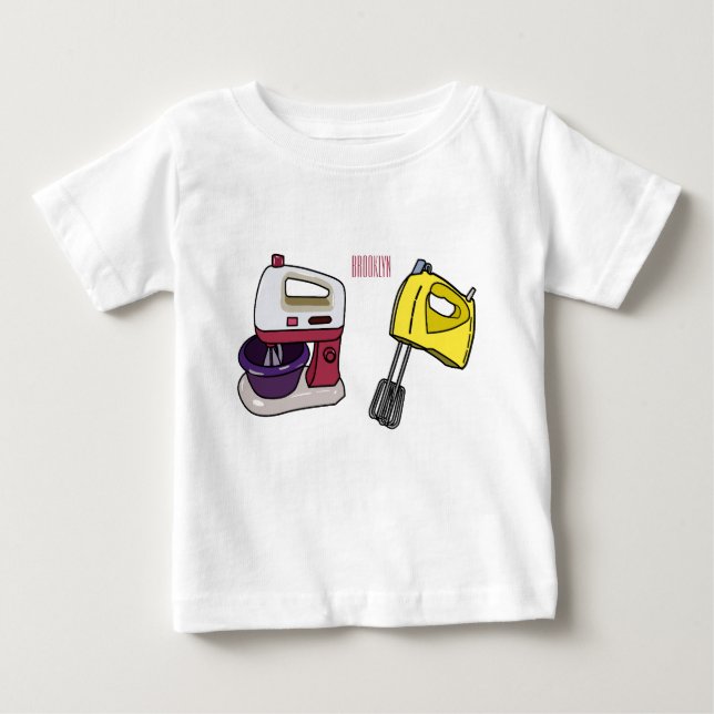 illustration av tecknaden Mixer T Shirt (Framsida)