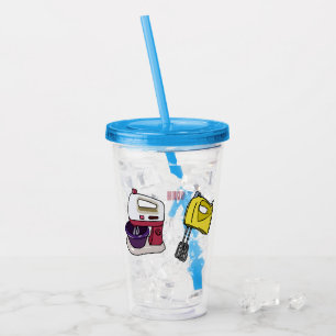 illustration av tecknaden Mixer Take Away Mugg