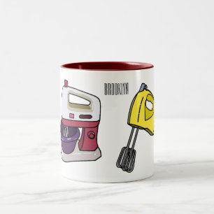 illustration av tecknaden Mixer Två-Tonad Mugg
