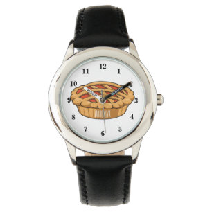 illustration av tecknaden paj armbandsur