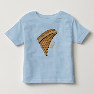 illustration av tecknaden Pan flute/pantrör T Shirt