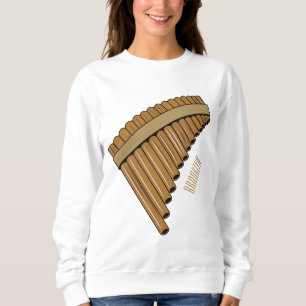 illustration av tecknaden Pan flute/pantrör T Shirt