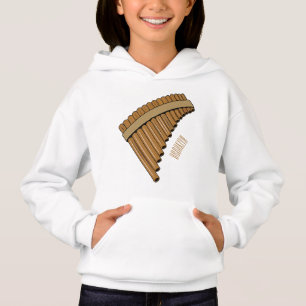 illustration av tecknaden Pan flute/pantrör T Shirt