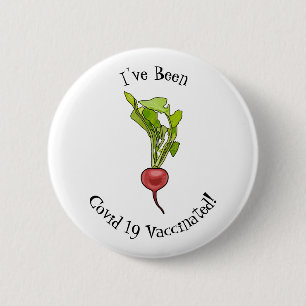 illustration av tecknaden Radish Knapp