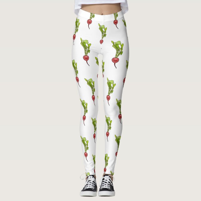 illustration av tecknaden Radish Leggings (Framsida)