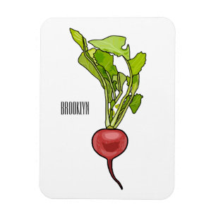 illustration av tecknaden Radish Magnet