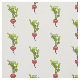 illustration av tecknaden Radish Tyg