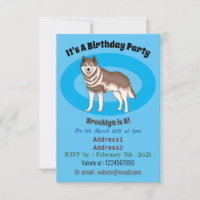 illustration av tecknaden siberian husky