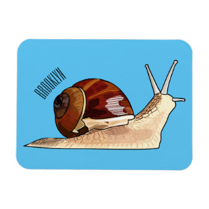 illustration av tecknaden snigel magnet