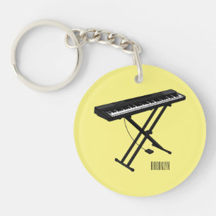 illustration av tecknaden tangentbord piano