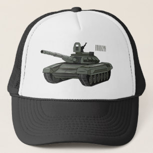 illustration av tecknaden tank keps