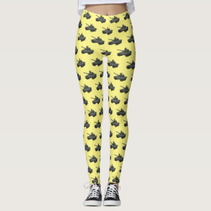 illustration av tecknaden tank leggings