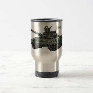 illustration av tecknaden tank resemugg