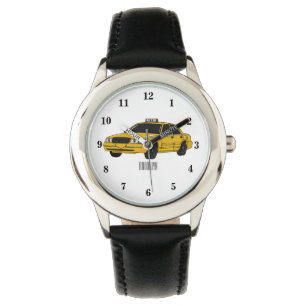 illustration av tecknaden taxi armbandsur