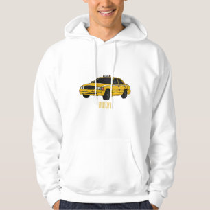illustration av tecknaden taxi hoodie
