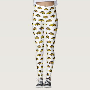 illustration av tecknaden taxi leggings