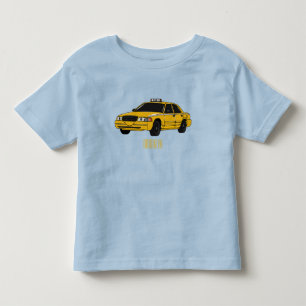 illustration av tecknaden taxi t shirt