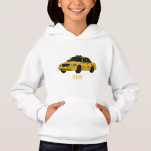 illustration av tecknaden taxi t shirt