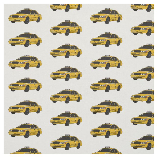 illustration av tecknaden taxi tyg (Provkarta)